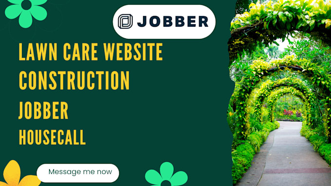 Gig Preview - Create lawn care website with scheduling, booking  features with jobber