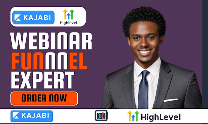 Gig Preview - Clone revamp update webinar funnel webinarjam everwebinar ghl funnel automation