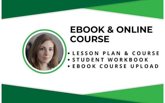 Gig Preview - Create ebook online course, course content, lesson plan