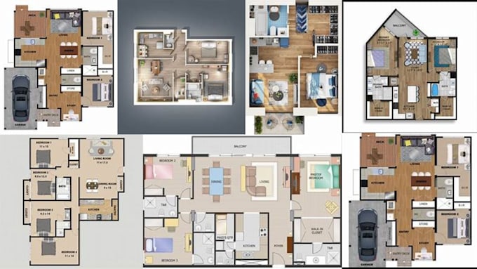 Bestseller - design architect, draw 2d floor plan and 3d render, factor, hotel store design