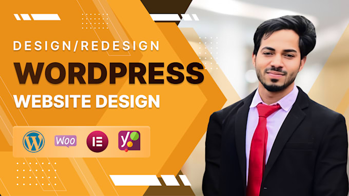 Gig Preview - Design redesign wordpress website development and build woocommerce website