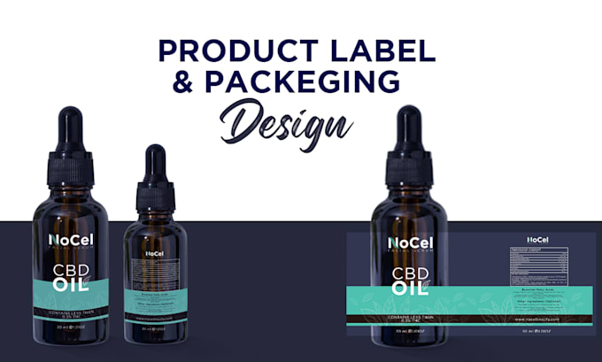 Gig Preview - Do product label and packaging box design