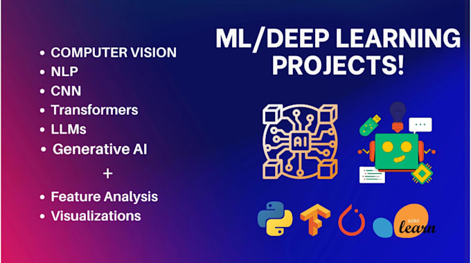 Gig Preview - Do your gpt, machine learning, computer vision and nlp projects