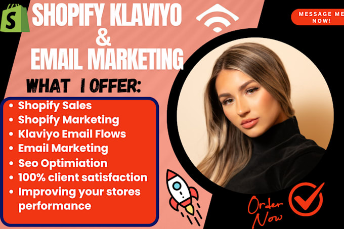 Gig Preview - Setup shopify klaviyo email marketing, klaviyo flows and boost shopify marketing