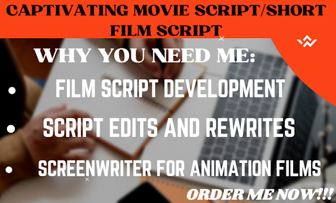 Gig Preview - Be your creative original shooting scriptwriter youtube pitch storyboard script