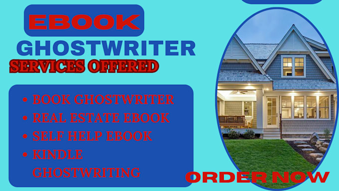 Gig Preview - Ghostwrite 30k real estate book, business finance book writer, ebook ghostwriter