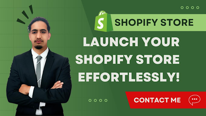 Gig Preview - Create and custom your shopify store