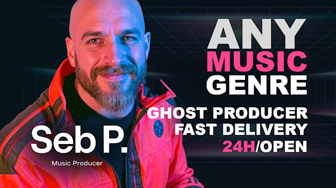 Gig Preview - Be your ghost producer for edm, techno, pop music in 24h