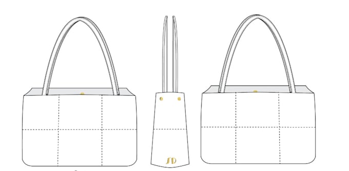 Gig Preview - Be fashion handbag,backpack,bag pattern,belt tech pack and accessories designer