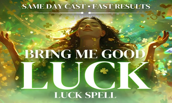 Bestseller - cast a good luck spell on you, abundance spell, success spell and change destiny