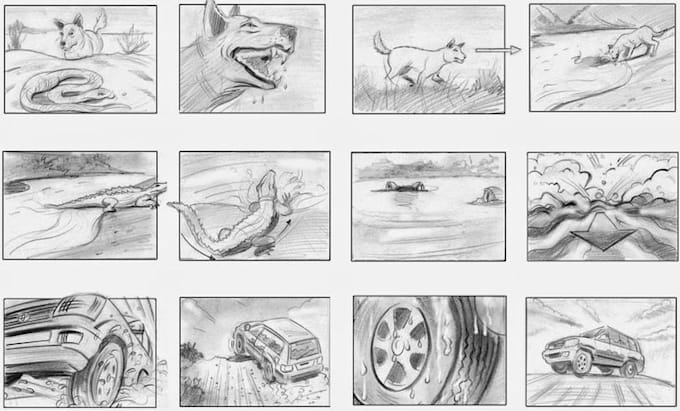 Gig Preview - Draw lovely storyboards for your projects