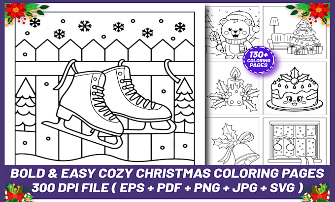 Gig Preview - Create unique coloring pages for kids, adults, and custom themes