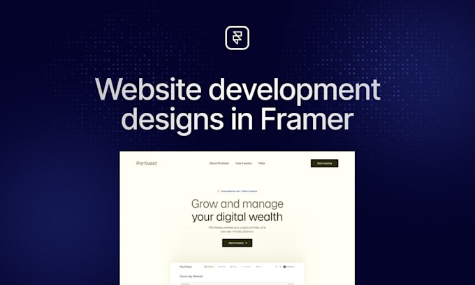 Gig Preview - Build or redesign responsive framer website, figma to framer