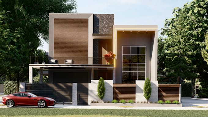 Gig Preview - Create amazing exterior design for your house