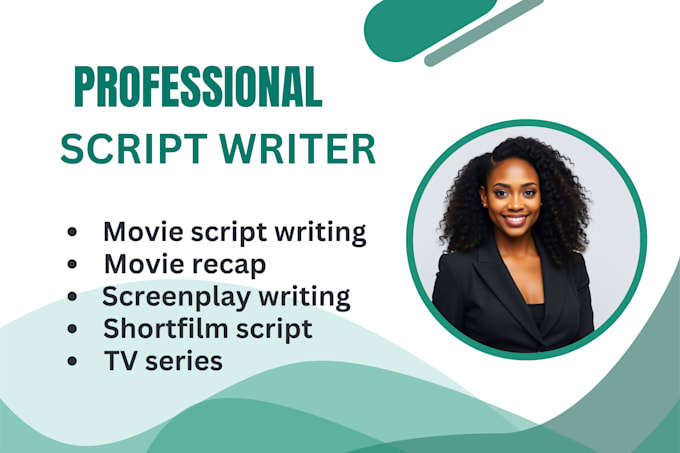 Gig Preview - Write movie script, screenwriting, movie script writing, screenplay, film script