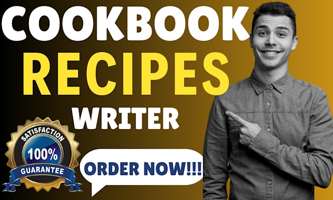 Gig Preview - Write healthy cookbook recipe book, cookbook recipes writer, cookbook formatting