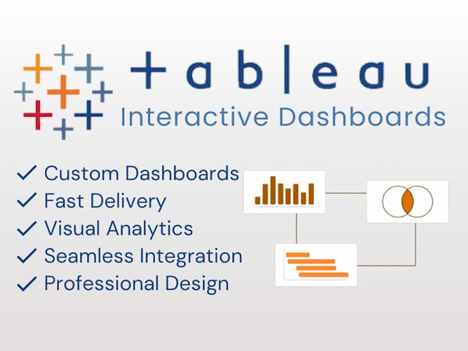 Gig Preview - Design insights with tableau for you