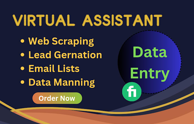 Bestseller - do data entry, web scraping, data mining, lead generation and VA