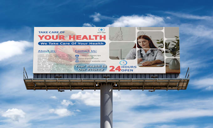 Gig Preview - Professional billboard designs for medical and healthcare services