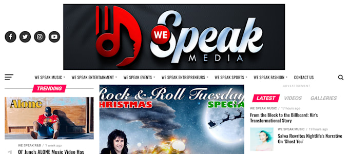 Gig Preview - Advertise your brand or business in an wespeakmedia article