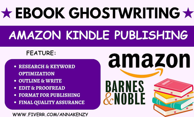 Gig Preview - Be your self help ebook ghostwriting amazon kindle book ebook online course