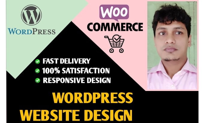 Gig Preview - Create responsive wordpress website design and development