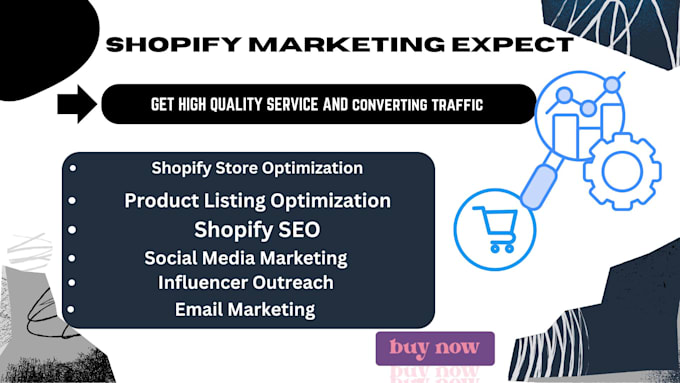 Gig Preview - Boost shopify sales, shopify promotion, shopify marketing