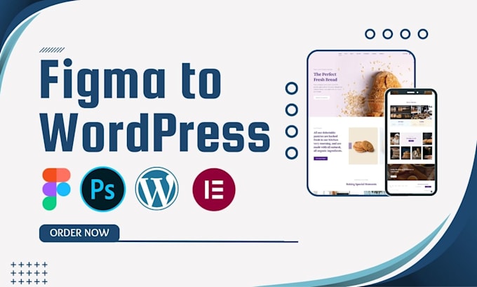 Gig Preview - Convert figma or psd to wordpress website design or figma to elementor