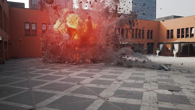 Gig Preview - Vfx animation, destruction fx, special effects, vfx compositing, fire explosion