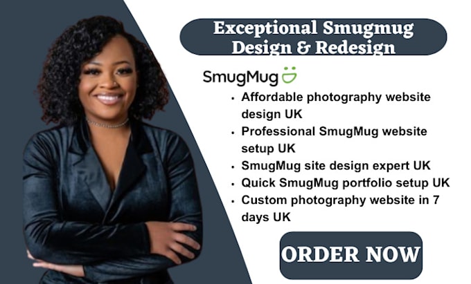 Gig Preview - Do smugmug website design photography designmynight seo for photographers