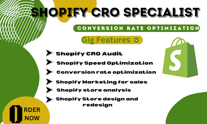 Gig Preview - Boost your shopify sales conversion with cro audit and marketing