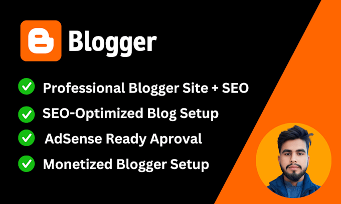 Gig Preview - Create a blogger website and customize blogger template