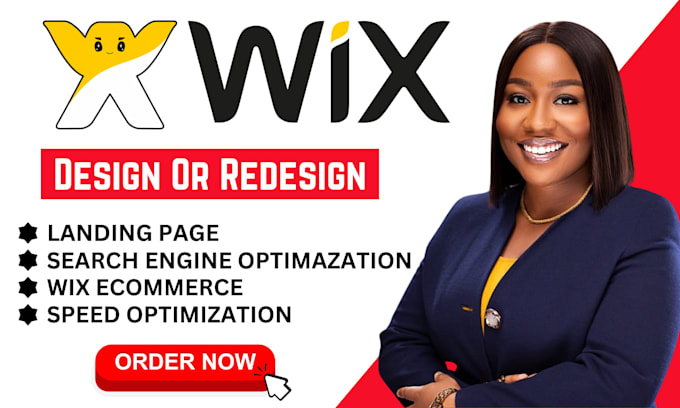 Gig Preview - Wix website redesign wix website design wix design wix redesign