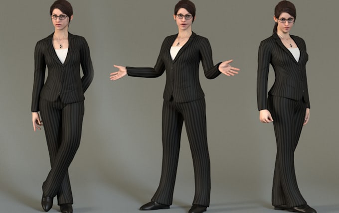 Bestseller - 3d hyper realistic character, photorealistic augmented ar, virtual reality cloth