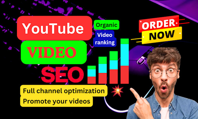 Gig Preview - Do best youtube video SEO expert and organic ranking videos