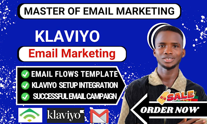 Gig Preview - Setup klaviyo flows, klaviyo email marketing for shopify, ecommerce marketing