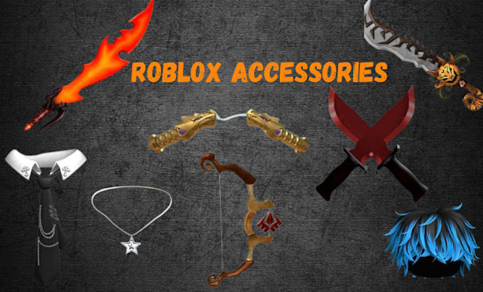 Gig Preview - Create a 3d roblox accessories for you, hair, weapon, cloth etc