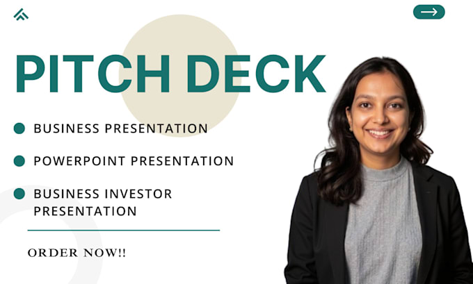 Gig Preview - Business presentation investor pitch deck content writing