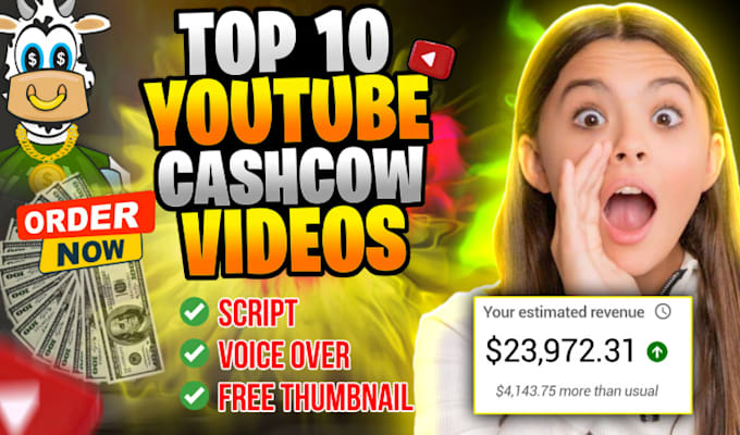 Bestseller - youtube faceless automation,top 10 profitable yt cash cow vira monetize videos