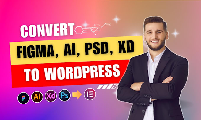 Bestseller - convert xd, psd, figma to wordpress, responsive website or redesign wordpress