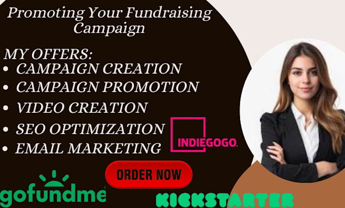 Bestseller - do crowdfunding campaign creation on kickstarter indiegogo gofundme promotion