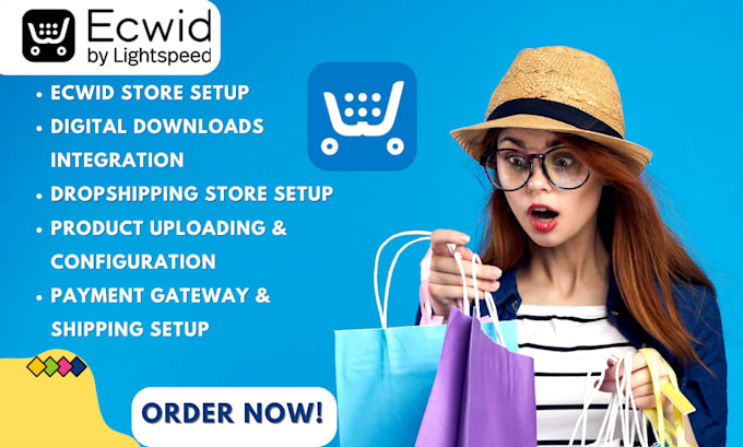 Bestseller - setup ecwid store for digital downloads, dropshipping winning products upload