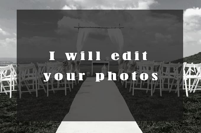 Bestseller - edit, retouch your wedding or event photos