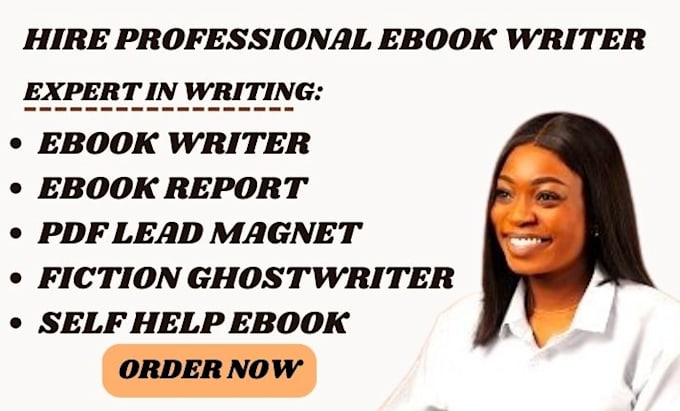 Gig Preview - Write and ghostwrite professional ebook or lead magnet for you