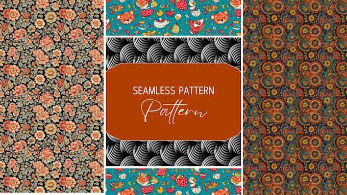 Gig Preview - Create stunning seamless pattern design, textile pattern, floral pattern