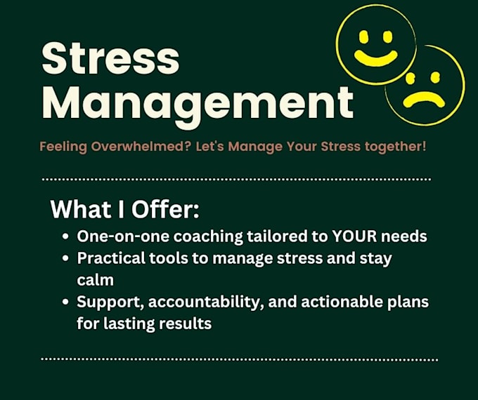 Gig Preview - Help you manage stress and find balance in life