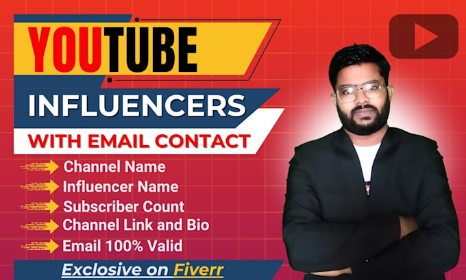 Bestseller - find best youtube influencers with email contact