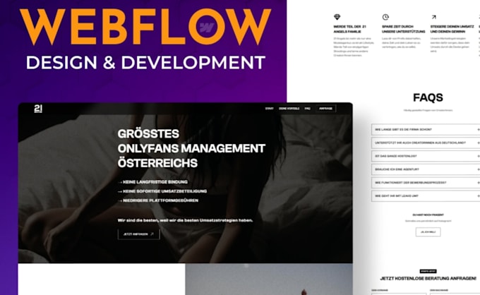 Gig Preview - Convert figma to webflow, webflow website clone 3d animated webflow website