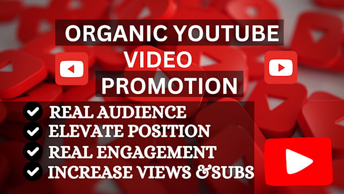 Gig Preview - Promote your youtube channel and do video promotion