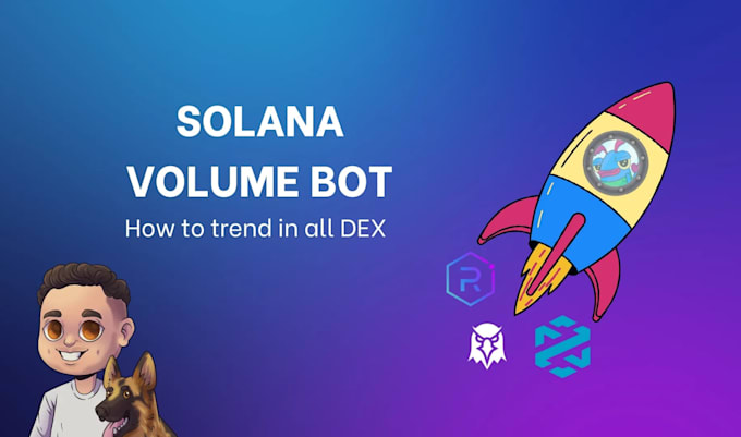 Gig Preview - Create solana liquidity bot, solana volume bot, solana pumpfun bot, memecoin bot